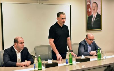 Azərbaycan Cüdo Federasiyasının prezidenti dünya çempionları ilə görüşüb