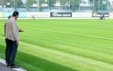 Ehtiram Quliyev Tovuz şəhər stadionunda aparılan təmir-bərpa işləri ilə tanış olub