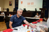 “Sumqayıt”ın məşqçi heyəti Qanvermə aksiyasında iştirak edib