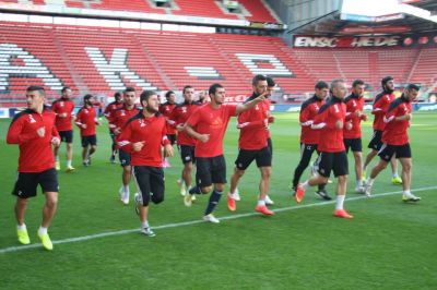 “Qarabağ” “Neftçi” ilə oyunun hazırlığına başladı