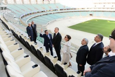 Prezident İlham Əliyev Bakı Olimpiya Stadionunda FOTOLAR