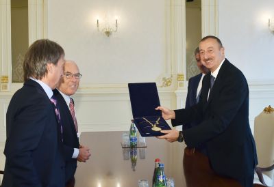 İlham Əliyevə Beynəlxalq “Fair Play” Komitəsinin xüsusi medalı təqdim olunub