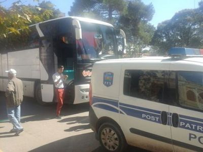 Jurnalistləri aparan avtobus Gəncədə saxlanıldı