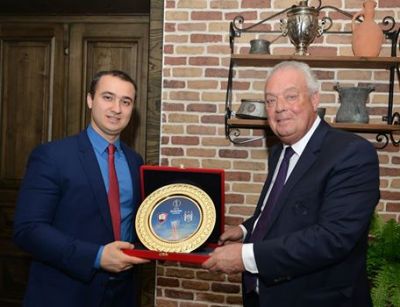 Tale Heydərov “Anderlext”in prezidenti ilə görüşdü