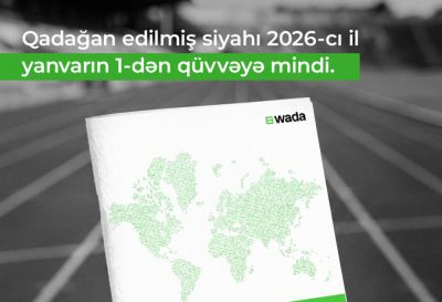 WADA-nın 2026-cı il üçün açıqladığı qadağan edilmiş maddələrin siyahısı bugündən qüvvəyə minib
