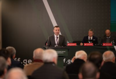 Elxan Məmmədov Gürcüstan Futbol Federasiyasının Konqresinə qatıldı