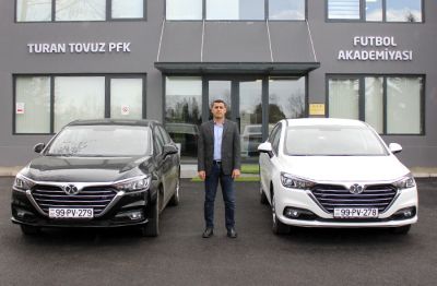 “Turan Tovuz” Futbol Akademiyasına avtomobillər alınıb