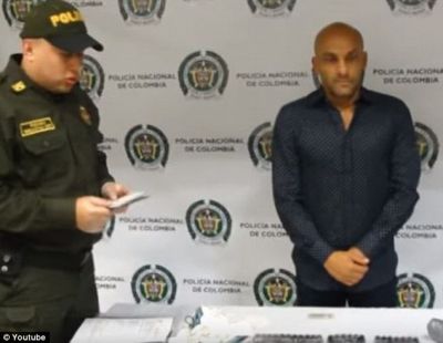 Kolumbiya millisinin sabiq üzvü alt paltarında narkotik keçirərkən yaxalandı