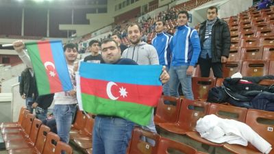 Azərbaycan millisi Sankt-Peterburqda dəstəksiz qalmadı