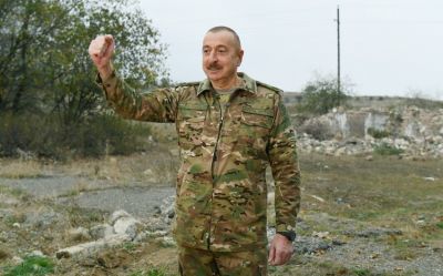 Prezident məhv edilmiş Ermənistan ordusunun texnikalarının sayını açıqladı