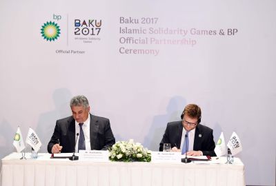 BP və Bakı 2017 İslam Həmrəyliyi Oyunları tərəfdaşlıq sazişi imzalayır