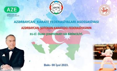 Azərbaycan Şotokan Karatedo Federasiyasının 31-ci Ölkə Çempionatı və Birinciliyi baş tutub