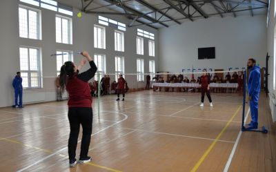 Cəzaçəkmə müəssisəsində qadınlar arasında badminton turniri keçirillib