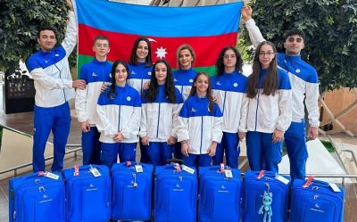 Azərbaycan gimnastları Avropa çempionatı üçün Bolqarıstana yollanıblar