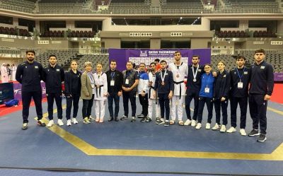Azərbaycan taekvondoçuları Qətər açıq çempionatında 5 medal qazanıblar